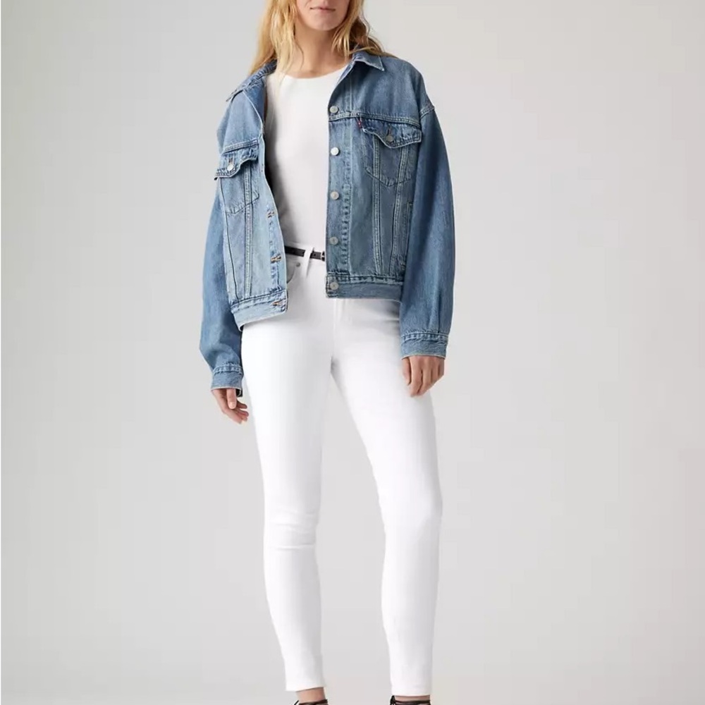 Levi's 721 High-Rise White Women's Skinny Ankle Jeans NWT size 14/W32